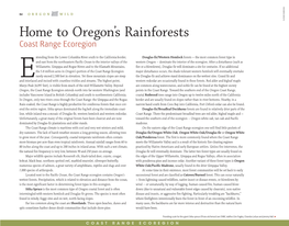 Ecoregions of Oregon's Coast Range