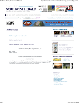Northwest Herald | Archive Search Results