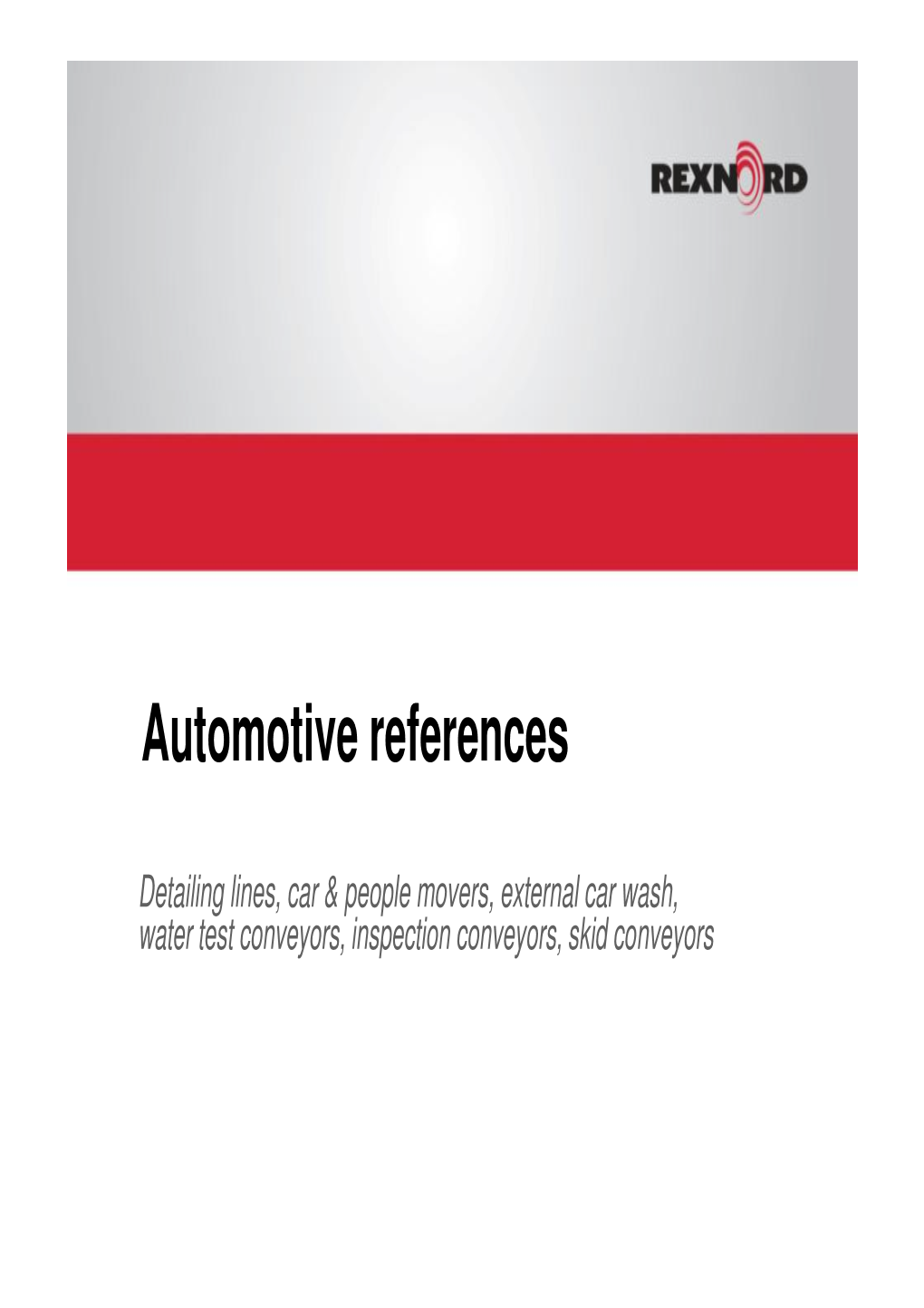 Automotive References