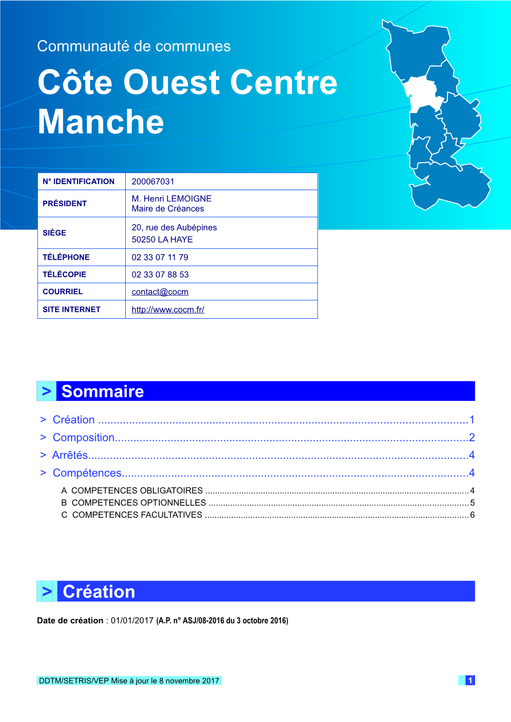 Communauté De Communes Côte Ouest Centre Manche