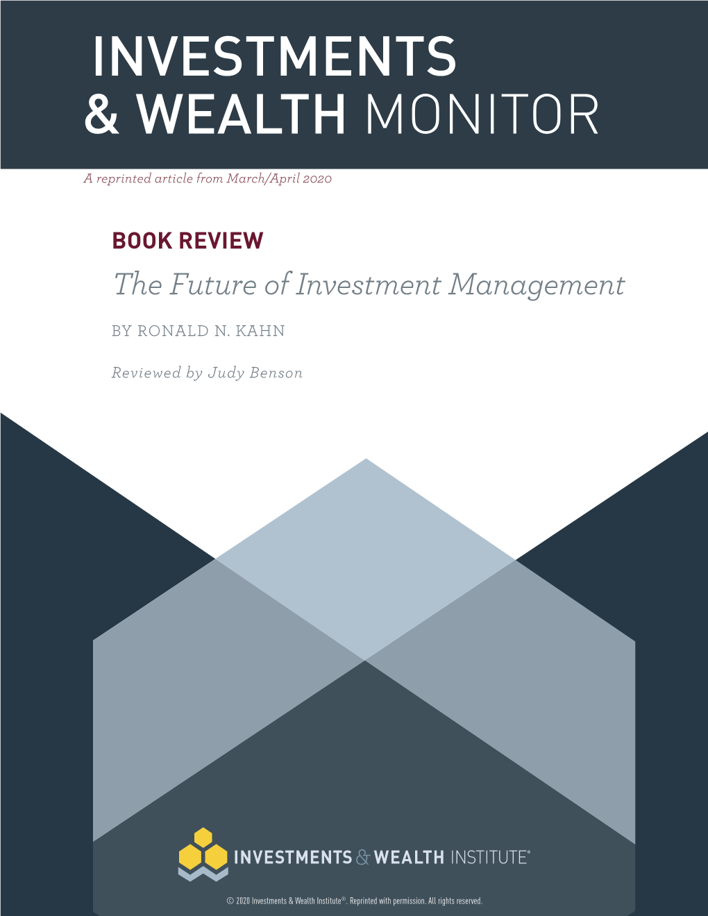 The Future of Investment Management