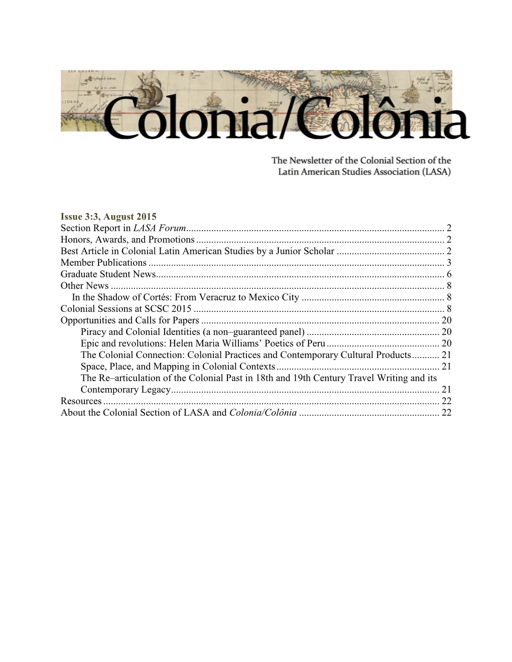 Colonia/Colônia