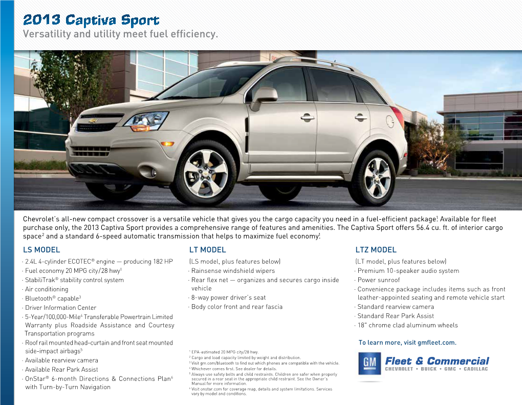 2013 Chevrolet Captiva | GM Certified Pre-Owned