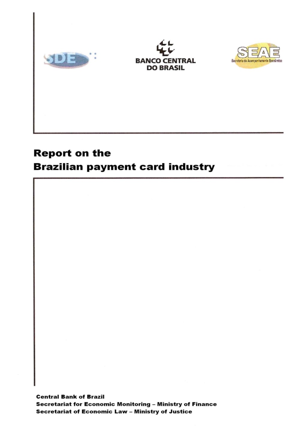 Payment Cards Report
