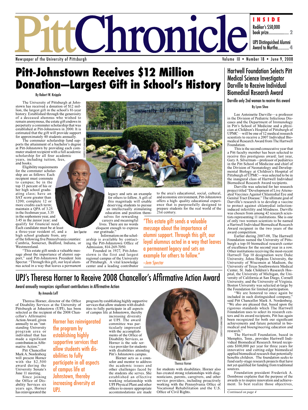 Pitt-Johnstown Receives $12 Million Donation—Largest Gift in School's