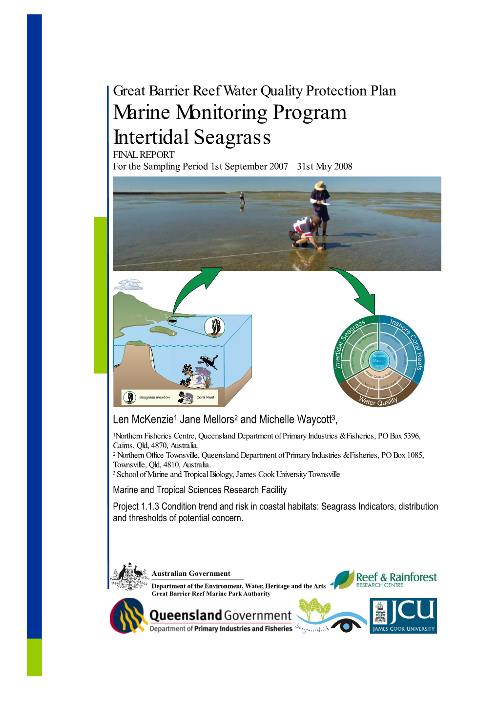 Marine Monitoring Program Intertidal Seagrass FINAL REPORT for the Sampling Period 1St September 2007 – 31St May 2008