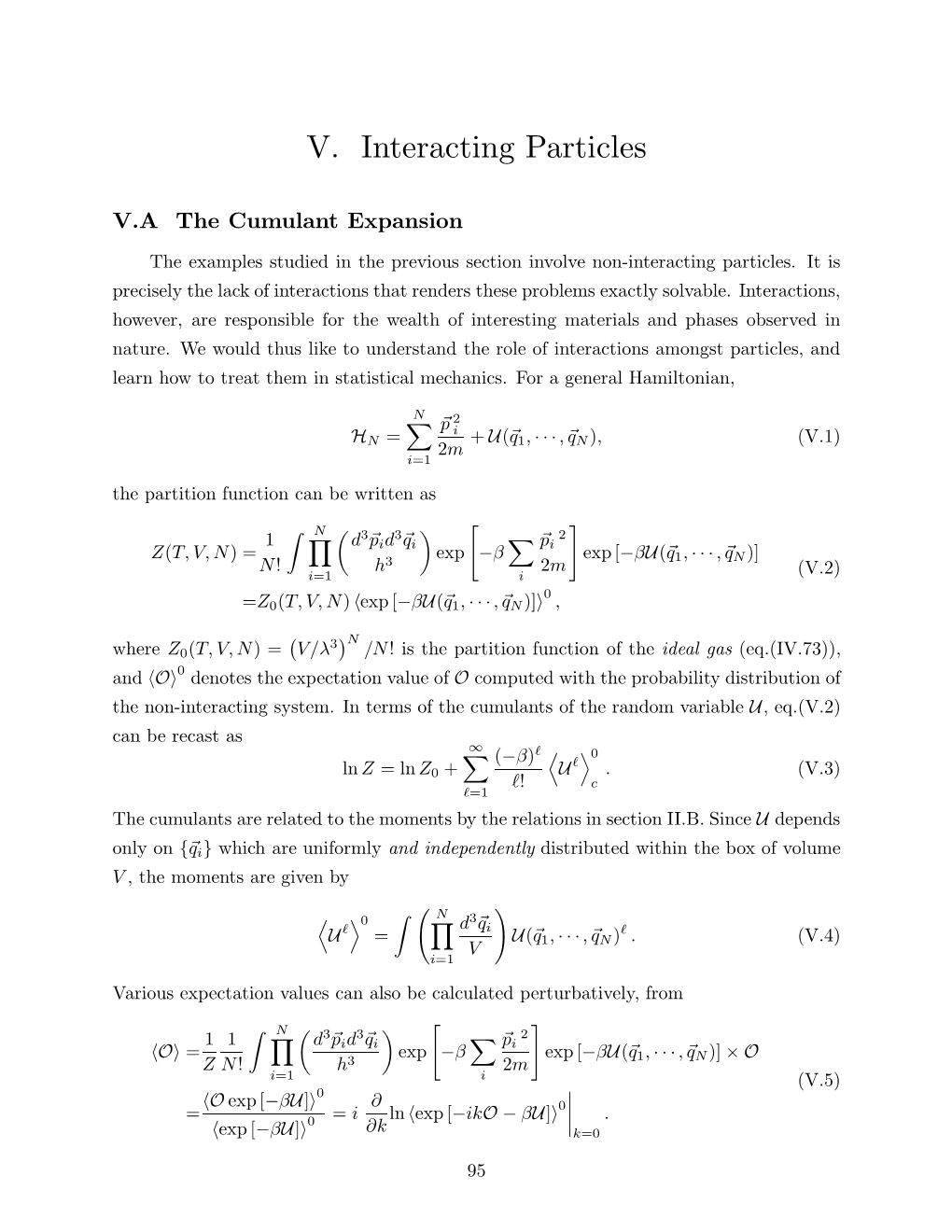 Statistical Mechanics I: Statistical Mechanics of Particles Fall 2013