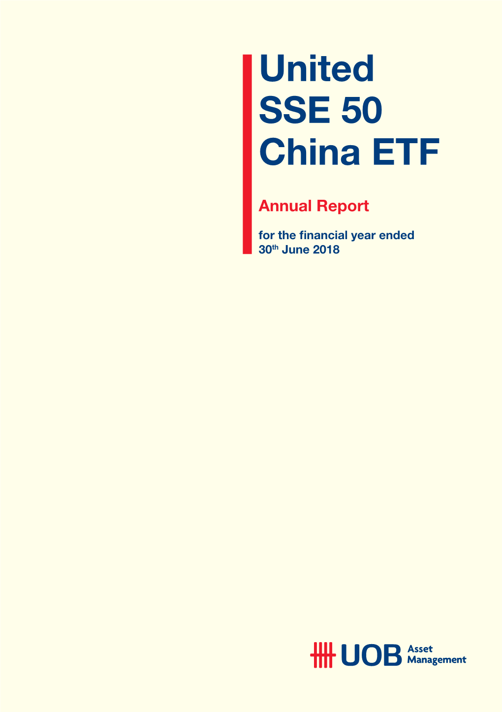 United SSE 50 China ETF