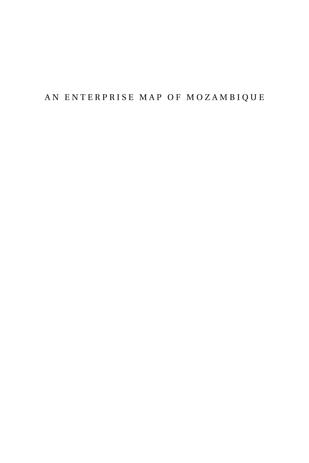 An Enterprise Map of Mozambique