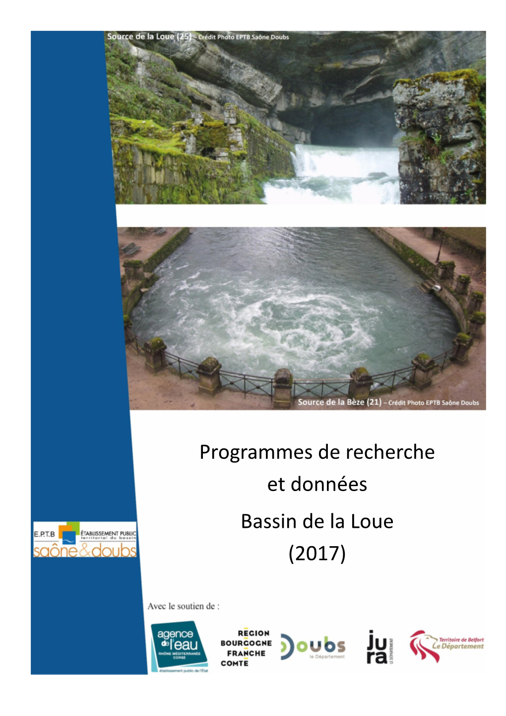 Programmes De Recherche Et Données Bassin De La Loue (2017)