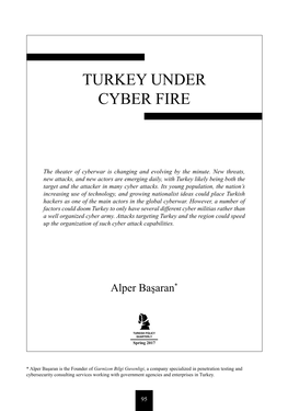Turkey Under Cyber Fire