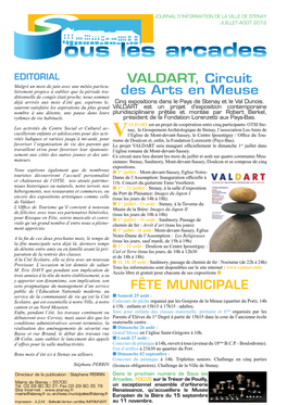 VALDART, Circuit Des Arts En Meuse FÊTE MUNICIPALE