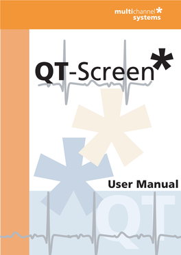 User Manual QT