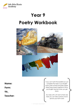 Poetry Workbook