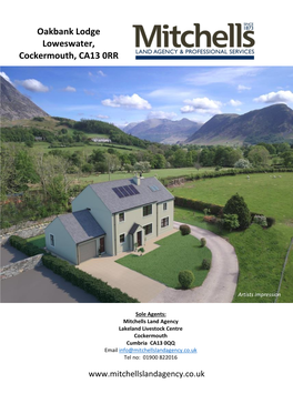 Oakbank Lodge Loweswater, Cockermouth, CA13 0RR