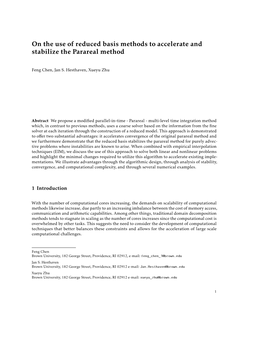 On the Use of Reduced Basis Methods to Accelerate and Stabilize the Parareal Method
