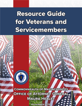 Resource Guide for Veterans and Servicemembers