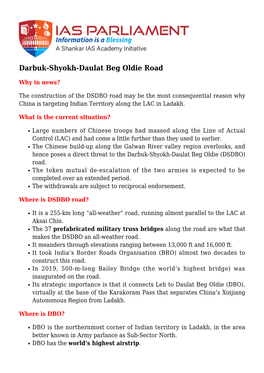 Darbuk-Shyokh-Daulat Beg Oldie Road