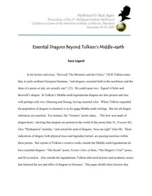 Essential Dragons Beyond Tolkien's Middle-Earth