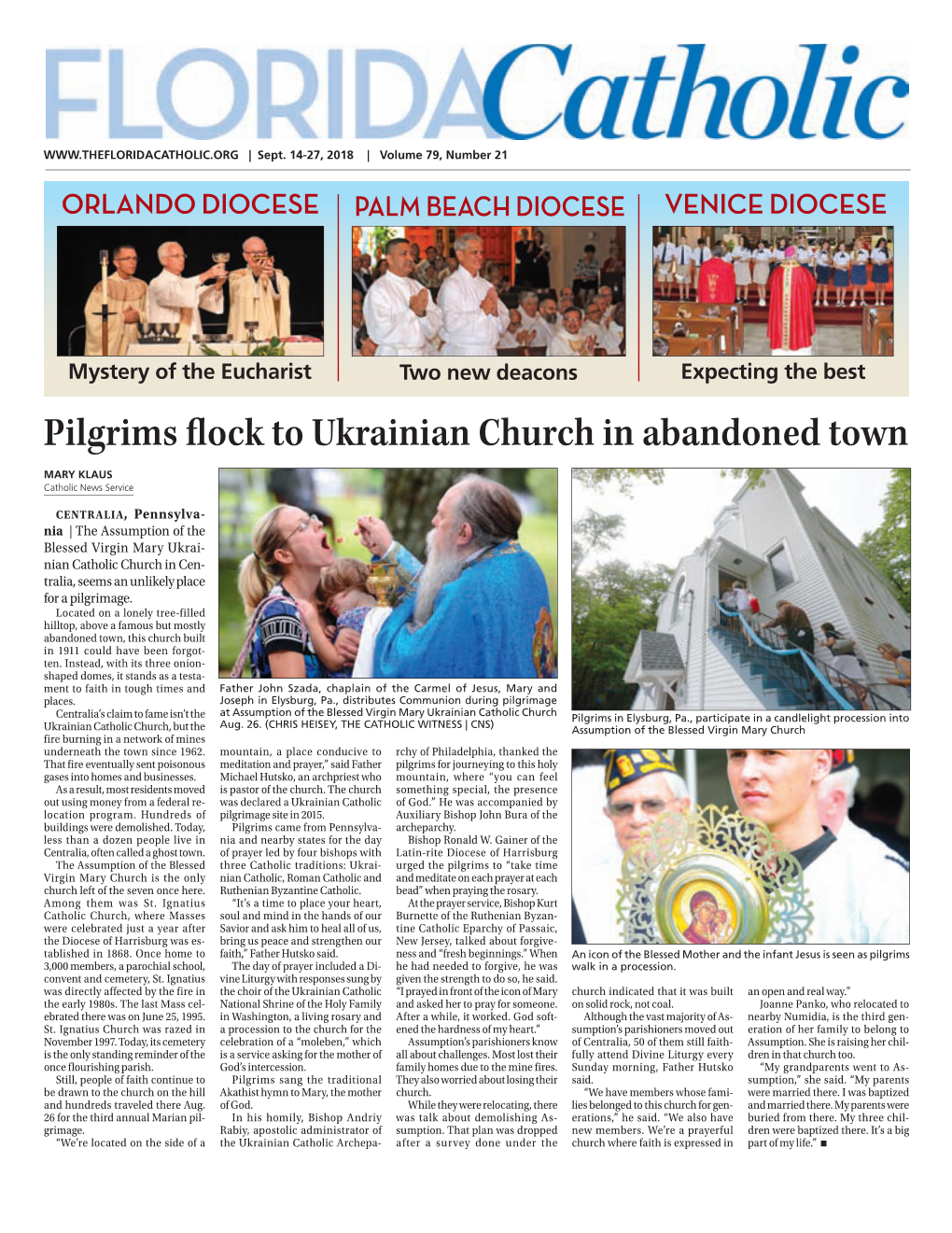 Pilgrims Flock to Ukrainian Church in Abandoned Town