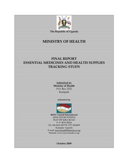 Essential Medicines Tracking Report 2009