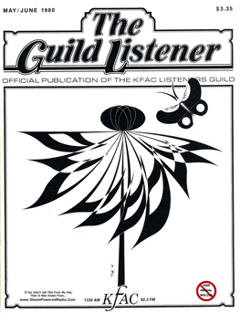 KFAC Listeners Guild Magazine May June 1980
