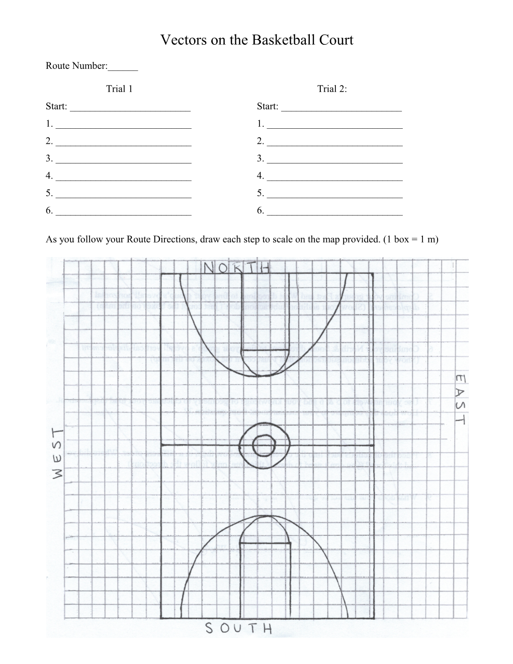 Vectors on the Basketball Court