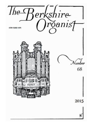 The Berkshire Organist 2015 1