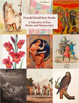 Donald Heald Rare Books a Selection of Fine Books and Manuscripts