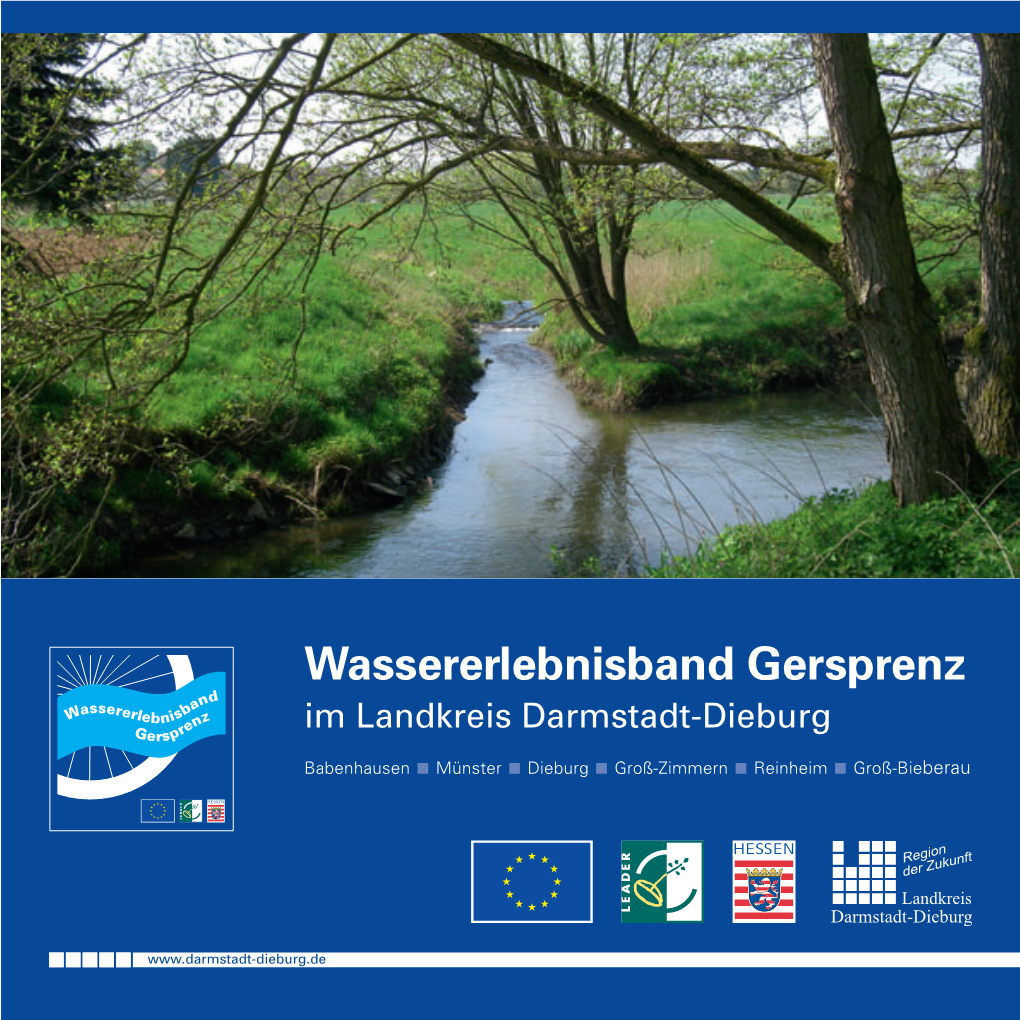 Wassererlebnisband Gersprenz Im Landkreis Darmstadt-Dieburg
