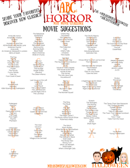 Movie Suggestions