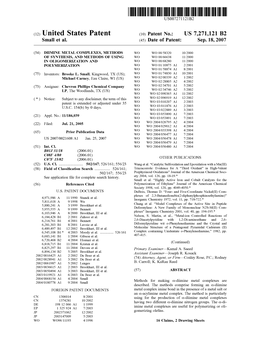 (12) United States Patent (10) Patent No.: US 7,271,121 B2 Small Et Al