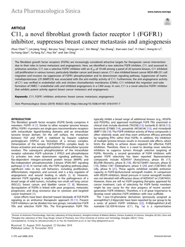 C11, a Novel Fibroblast Growth Factor Receptor 1 (FGFR1)