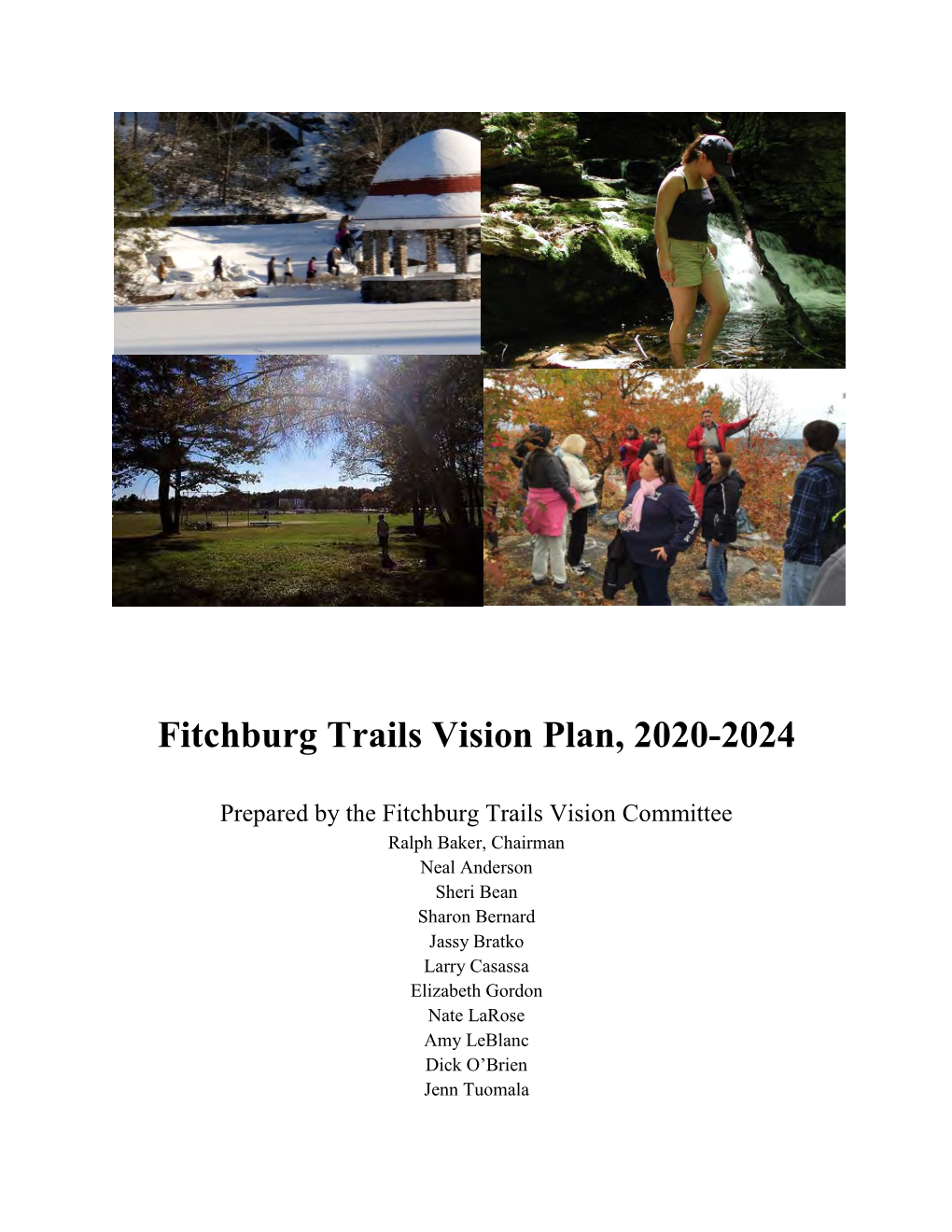Fitchburg Trails Vision Plan, 2020-2024