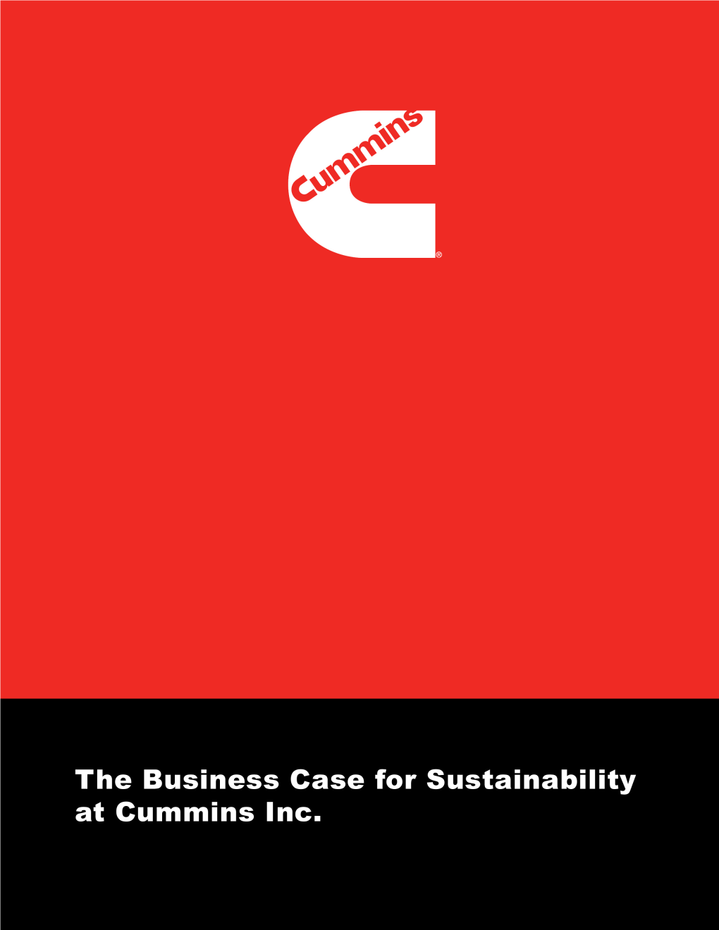 The Business Case for Sustainability at Cummins Inc