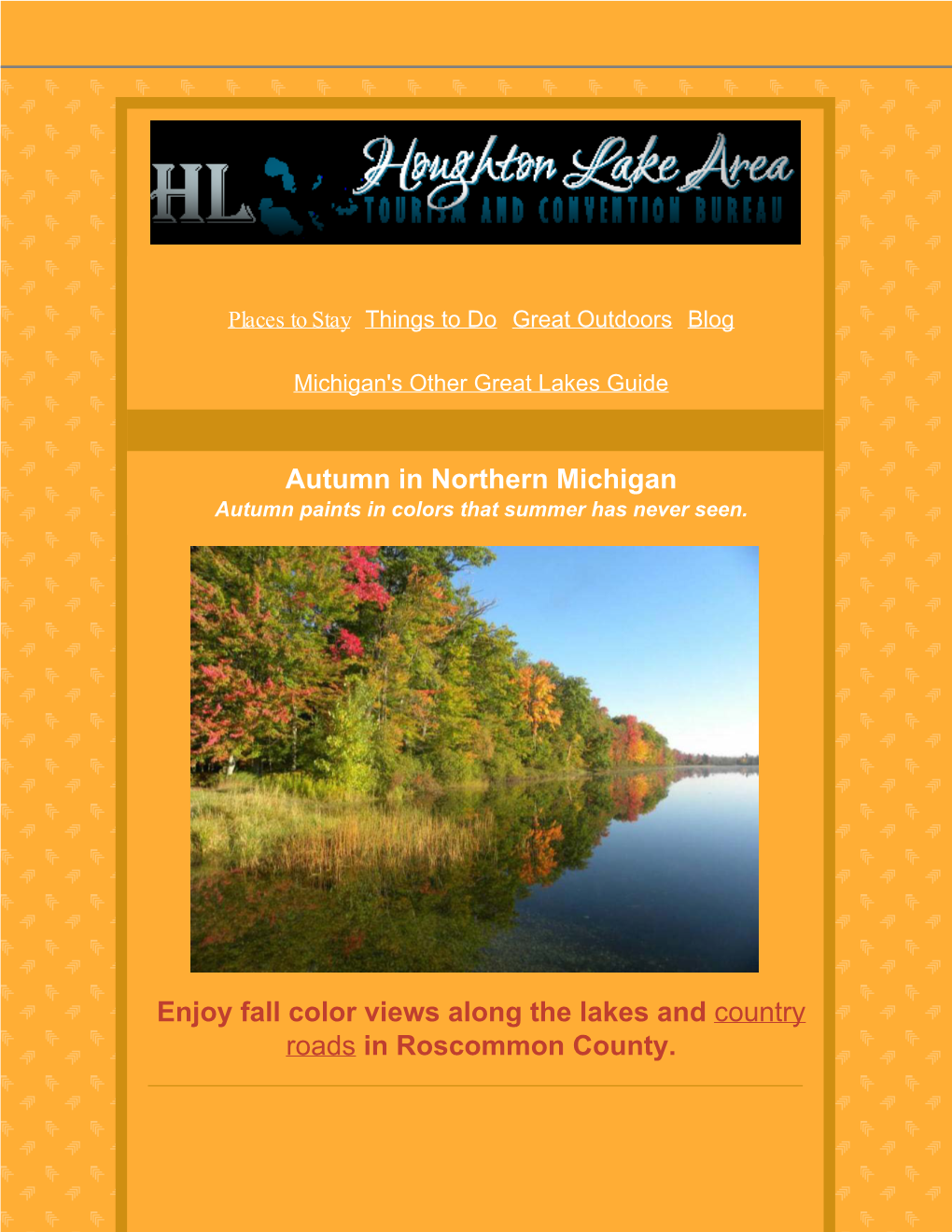 Autumn in Northern Michigan Enjoy Fall Color Views