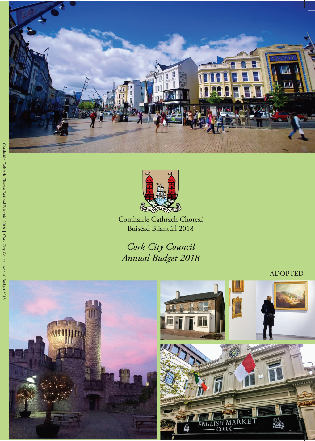 Cork City Council Comhairle Cathrach Chorcaí Budget 2018