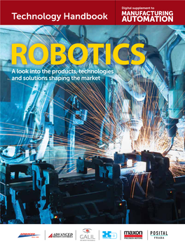Technology Handbook ROBOTICS a Look Into the Products, Technologies and Solutions Shaping the Market Technology Handbook | ROBOTICS Cobot Line Up