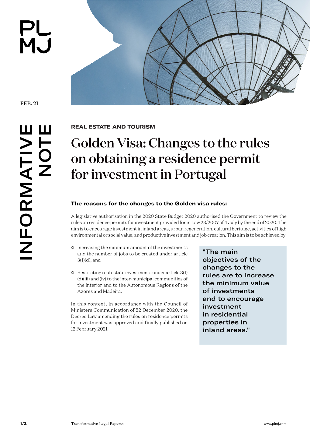 Golden Visa: Changes to the Rules on Obtaining a Residence Permit