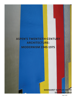 Aspen Modernism