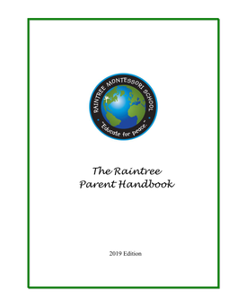 The Raintree Parent Handbook
