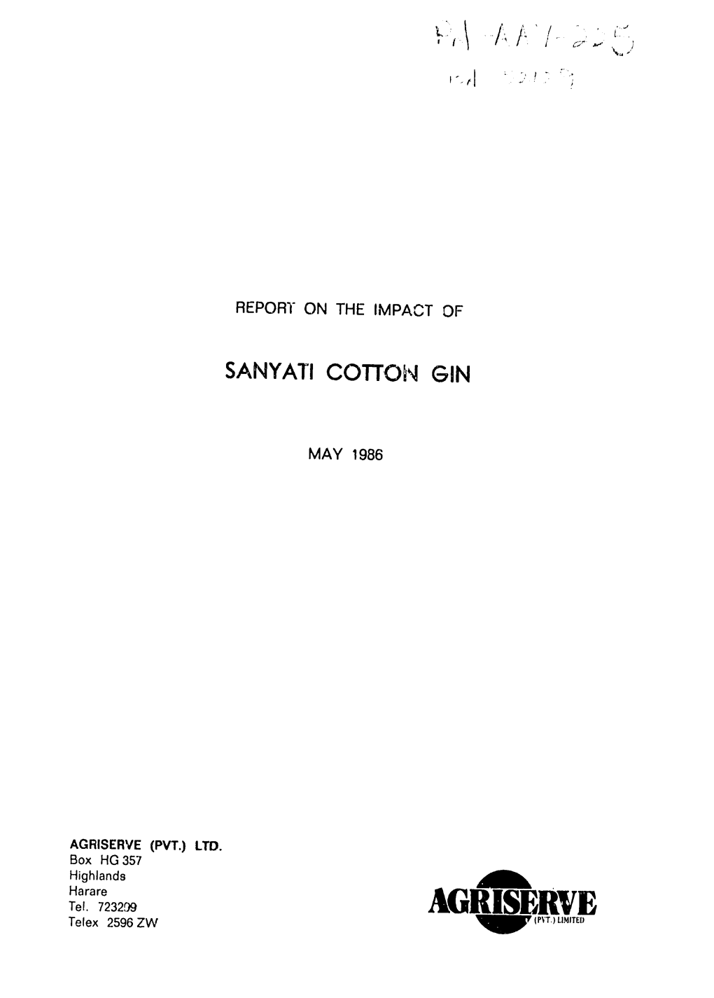 Sanyati Cotton Gin