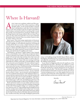 Where Is Harvard?