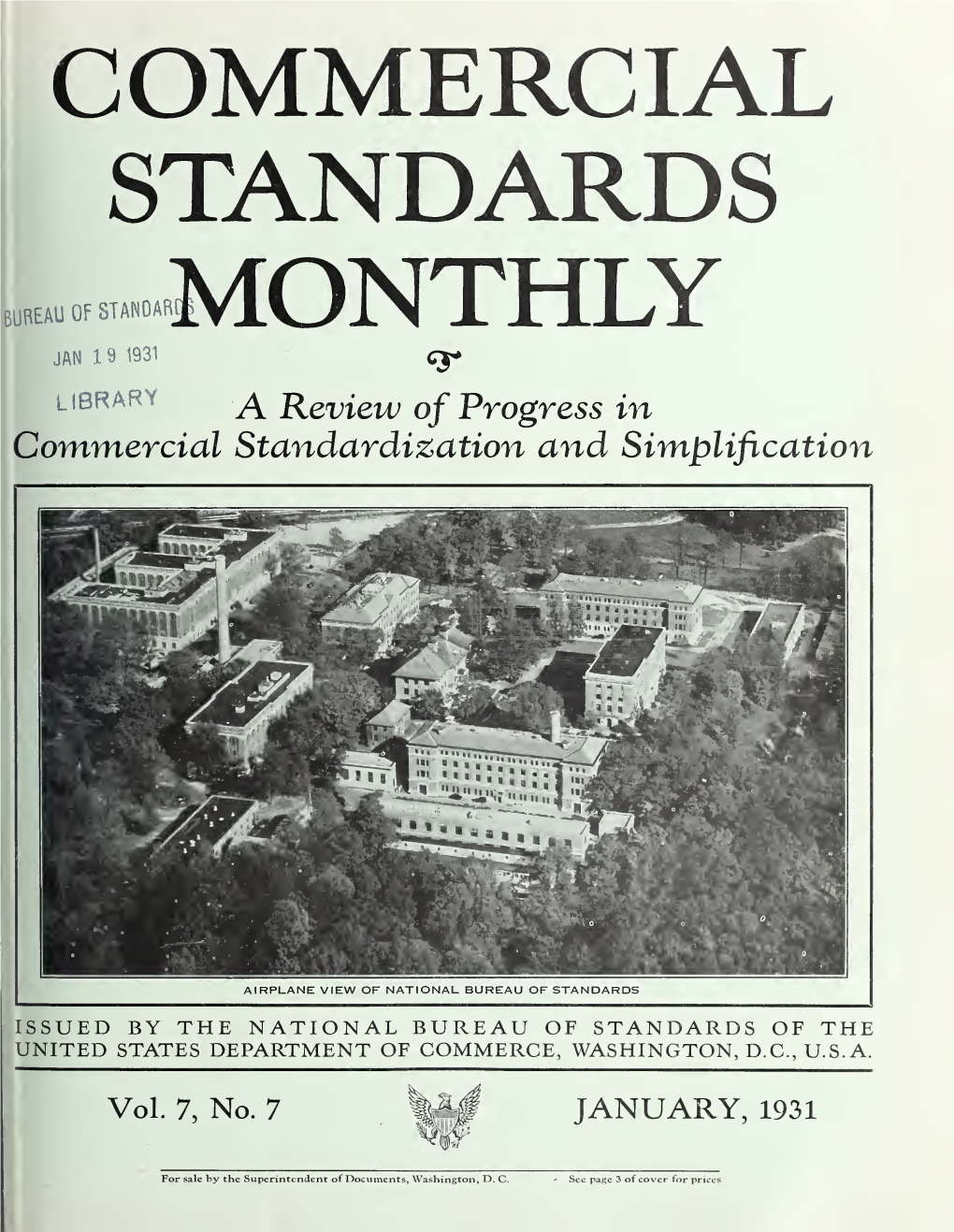 A Review of Progress in Commercial Standardization and Simplification