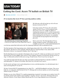 It's No Mystery That Acorn TV Has a Growing Audience Online