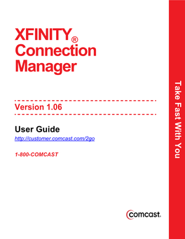 XFINITY Connection Manager Software