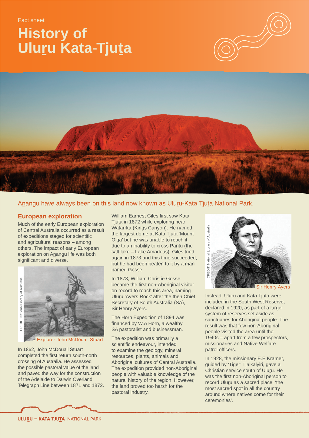 History of Uluṟu Kata-Tjuṯa