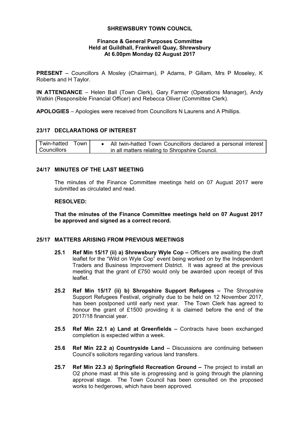 Finance & General Purposes Committee s2