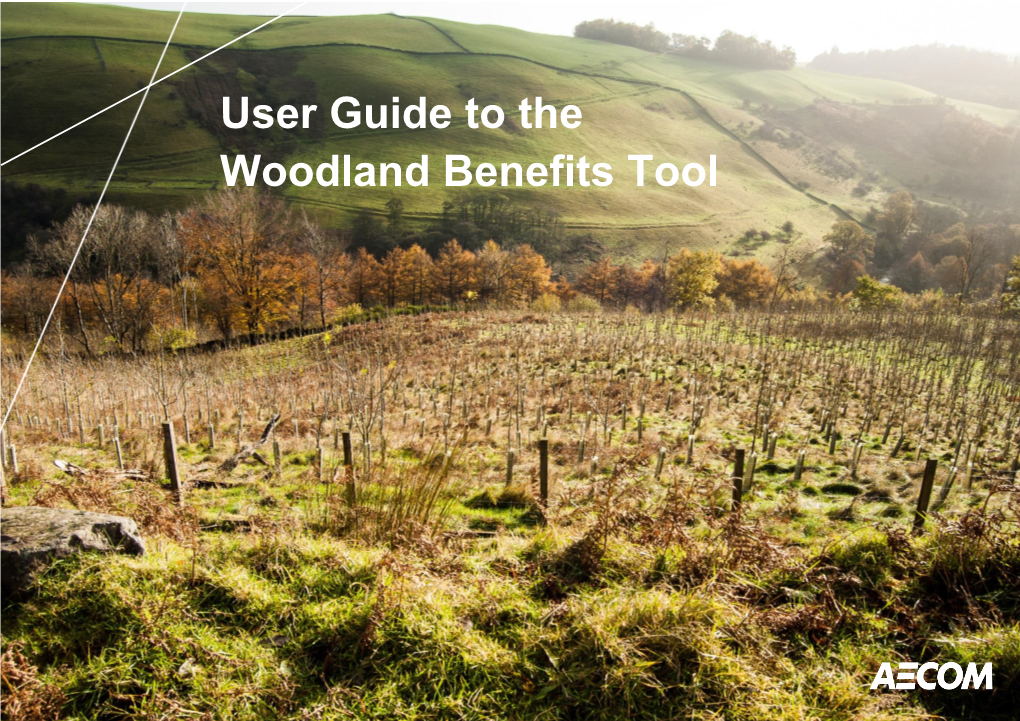 User Guide to the Woodland Benefits Tool