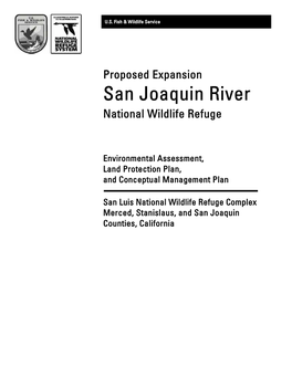Proposed Expansion San Joaquin River National Wildlife Refuge